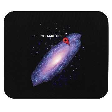 Discover 'You are here' Galaxy Geek Mouse Pads