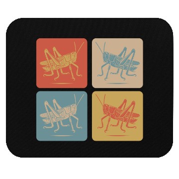 Discover Minimalist Grasshopper - Natural Art Mouse Pads
