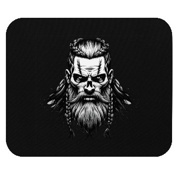 Discover Viking Warrior Man Odin Thor Norman Walhalla Mouse Pads