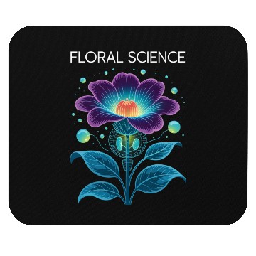 Discover Floral Science Botany and Chemistry Fusion Mouse Pads