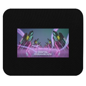 Discover a vibrant digital painting showc Mouse Pads