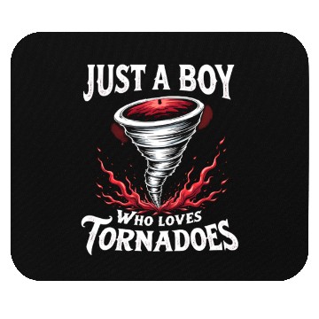 Discover Just A Boy Who Loves Tornadoes Storm Meteorologist Mouse Pads