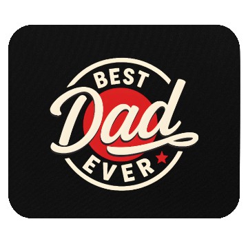 Discover Best Dad Ever Vintage Style Father's Day Design Mouse Pads
