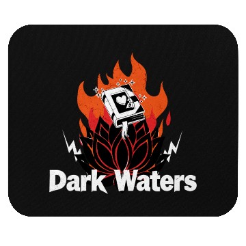 Discover Black Lotus Heart Fire Rock Mouse Pads