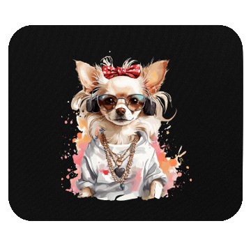Discover Bling Chihuahua Mouse Pads