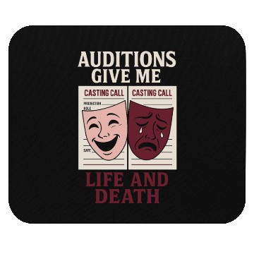 Discover Theater Kid Drama Club Musical Theater Nerd Stage Mouse Pads