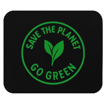 Discover save the planet Mouse Pads