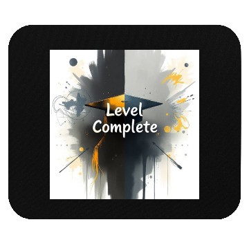Discover Level Complete – Gamer Style Graduation Mouse Pads