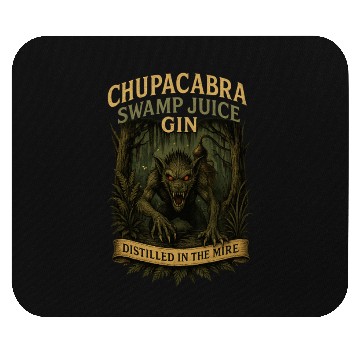 Discover Chupacabra Swamp Juice Gin Mouse Pads