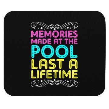 Discover Pool Party Squad Summer Swimming Mouse Pads