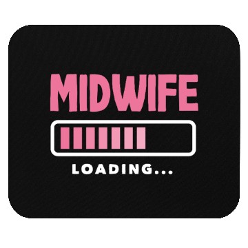 Discover Midwife Loading Progress Design Mouse Pads