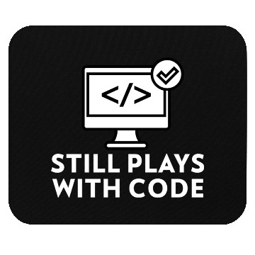 Discover Still Plays with Code Gift for Programmer Mouse Pads