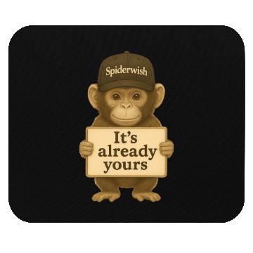 Discover It's Already Yours - Brown Monkey Mouse Pads