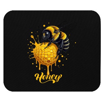 Discover Bee & Honeycomb Art – Sweet Nature Graphic Mouse Pads