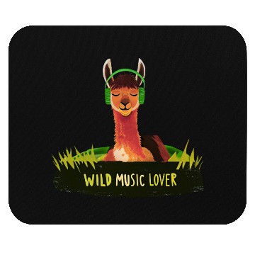Discover Lloyd the Llama Rockstar Mouse Pads