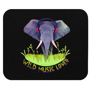 Discover Boom the Bass Elephant Mouse Pads