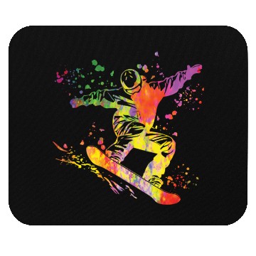 Discover Snowboarder Snowboard Snowboarding Mouse Pads
