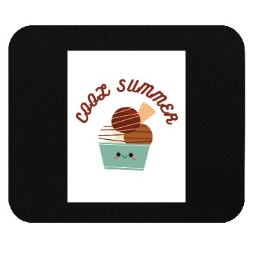 Discover Cool Summer Vibes Ice Cream Mouse Pads