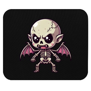 Discover Cute Vampire Skeleton – Bat-Winged Monster Mouse Pads