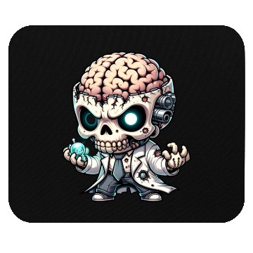 Discover Zombie Scientist – Undead Brain Lab Genius Mouse Pads