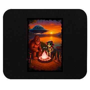 Discover Bigfoot and Alien Roasting Marshmallows Over Mouse Pads