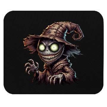 Discover Evil Scarecrow Witch – Creepy Halloween Horror Mouse Pads