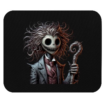 Discover Haunted Puppet Gentleman – Creepy Gothic Dandy Mouse Pads