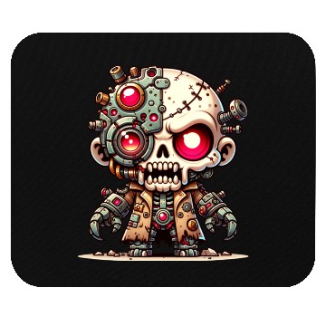 Discover Spiked Bone Monster – Creepy Skeleton Beast Mouse Pads