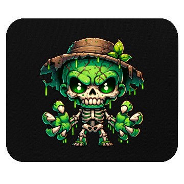 Discover Swamp Skeleton Mutant – Creepy Plant Monster Mouse Pads
