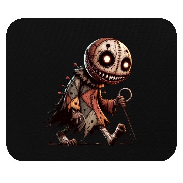Discover Haunted Rag Doll – Creepy Patchwork Puppet Mouse Pads