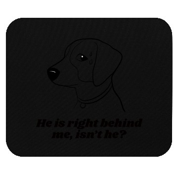 Discover Funny Nervous Dog Meme Mouse Pads – Relatable Humor