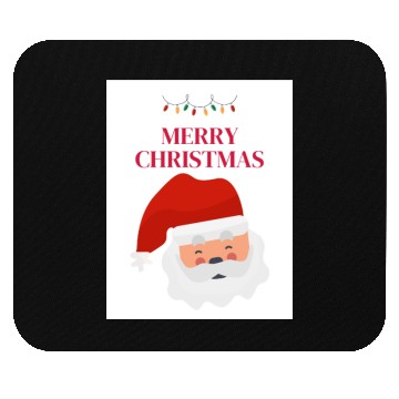 Discover Santa Claus merry Christmas design Mouse Pads