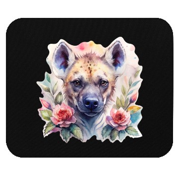 Discover Sage the Blooming Hyena Mouse Pads