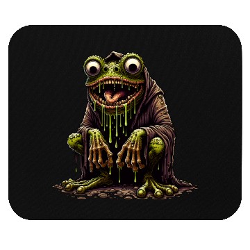 Discover Slime Toad Monster – Creepy Hooded Swamp Creature Mouse Pads