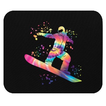 Discover Snowboarder Snowboard Snowboarding Mouse Pads