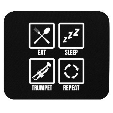 Discover Trumpet Player Daily Schedule Mouse Pads