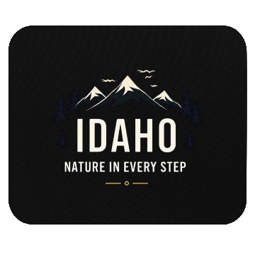 Discover Idaho Nature In Every Step (2) Mouse Pads