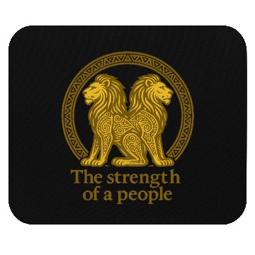 Discover Royal Lions of Bamoun Mouse Pads