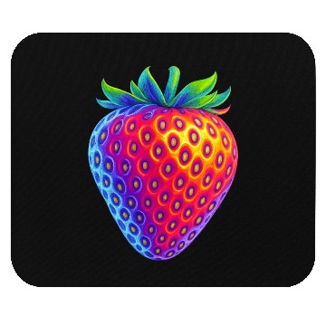 Discover Neon strawberry Mouse Pads