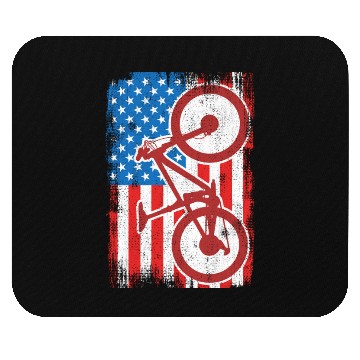 Discover 4th of July USA MTB Mouse Pads