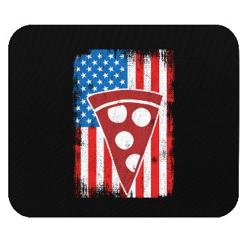Discover 4th Of July US Pizza Mouse Pads