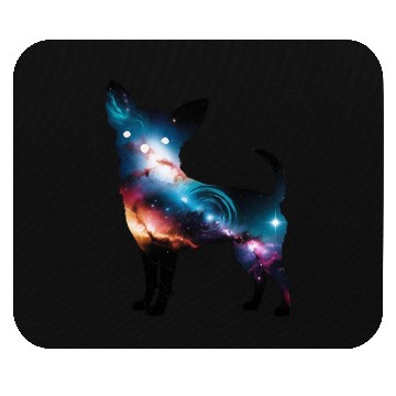 Discover Galaxy Chihuahua Silhouette Mouse Pads