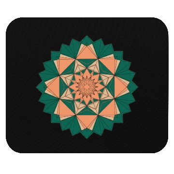 Discover Abstract Starburst Mandala Mouse Pads
