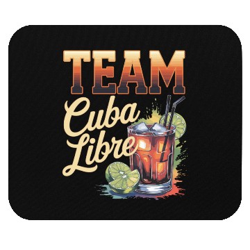 Discover Cocktail Bartender Team Cuba Libre Mouse Pads