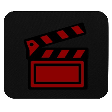 Discover Film Clapboard Icon – Cinematic Design Mouse Pads