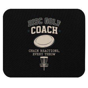 Discover Disc Golf Coach Mouse Pads Disc Golf Instructor Frisbee