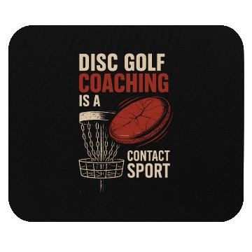 Discover Disc Golf Coach Mouse Pads Disc Golf Instructor Frisbee