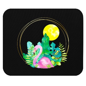 Discover summer vibes with flamingo Mouse Pads