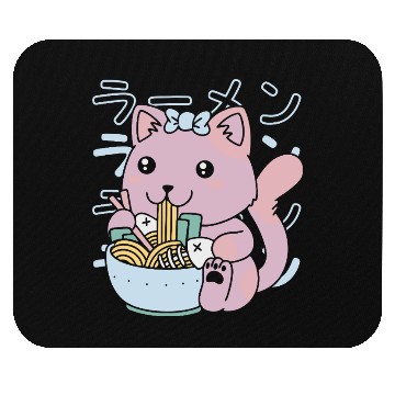 Discover Kawaii Fish Ramen Mouse Pads