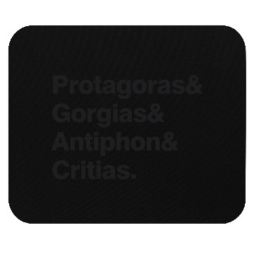 Discover The Sophist Quartet – Minimalist Philosophy Design Mouse Pads